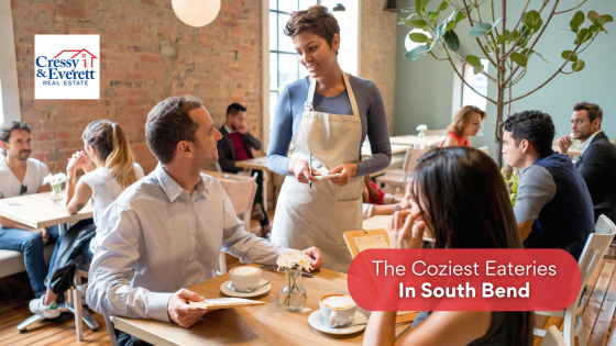 Sit down to some comfort food and warm atmosphere with these cozy South Bend restaurants.